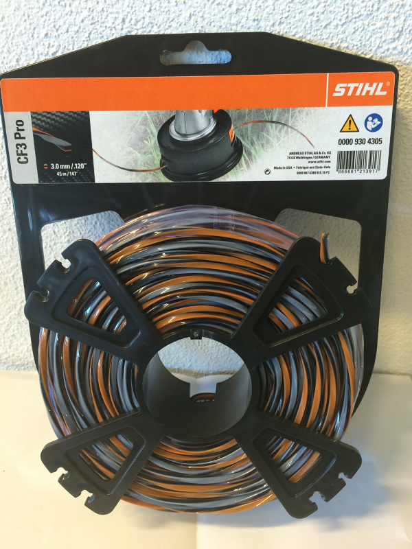 Fil De Coupe High-Tech CF3 PRO Cruciforme STIHL Débrousailleuse 00009304305 - 3 Mm - 43 M