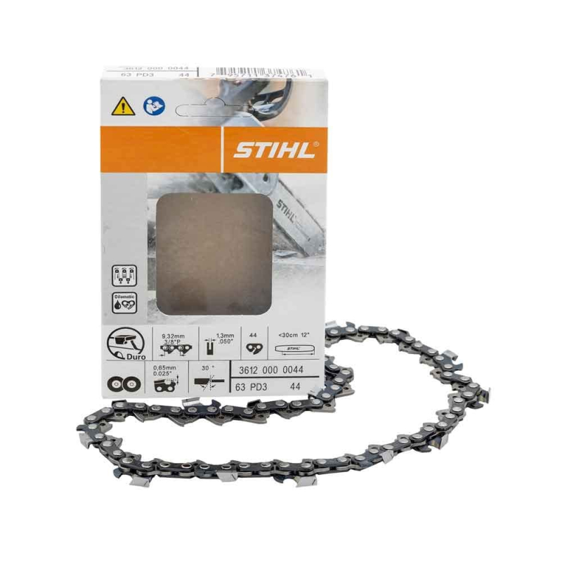 Chaîne Tronçonneuse STIHL 36120000044 Pas : 3/8 P Jauge : 1.3 Maillons : 44