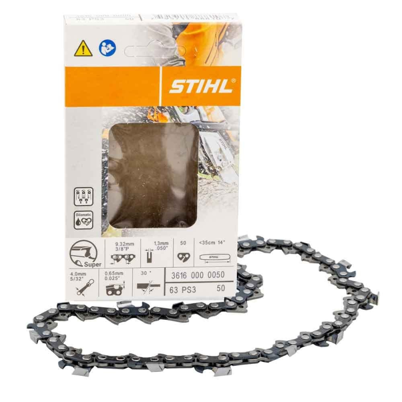 Chaîne Tronçonneuse STIHL 36170000050 Pas : 3/8 P Jauge : 1.3 Maillons : 50