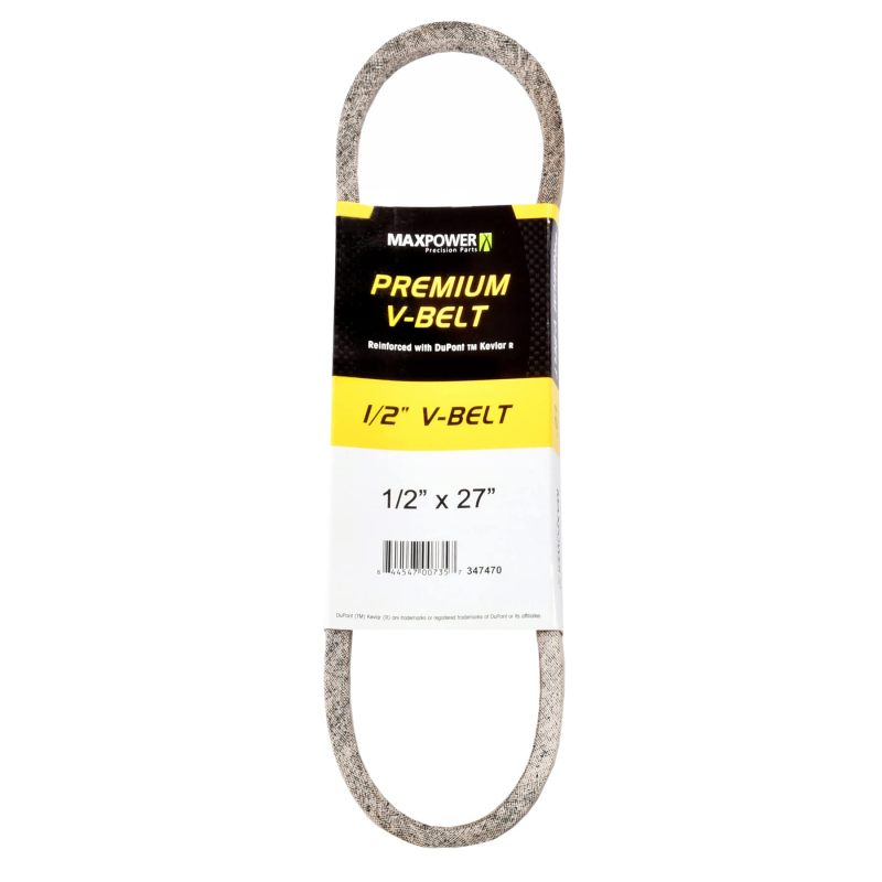 COURROIE 1/2 X 27 Kevlar, Spéciale Motoculture 347470 Maxpower