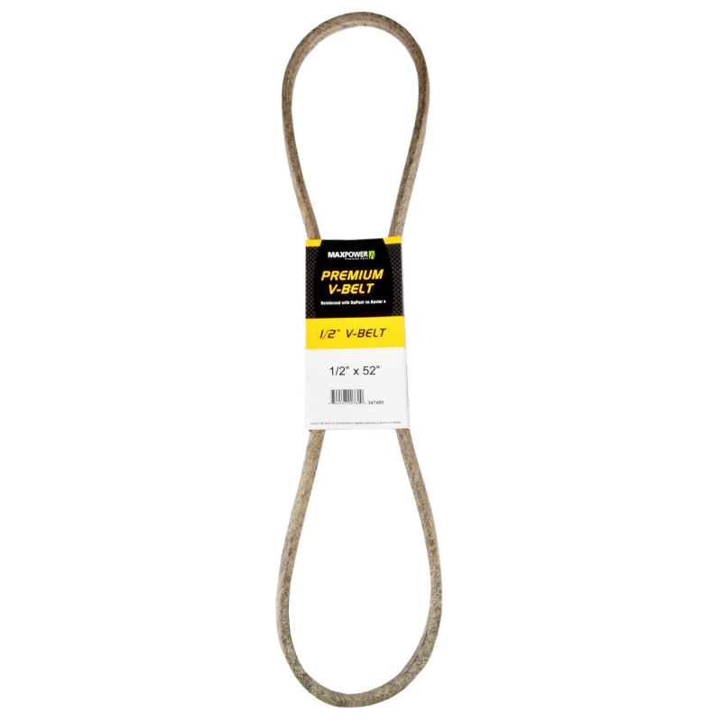 COURROIE 1/2 X 52 Kevlar, Spéciale Motoculture 347495 Maxpower