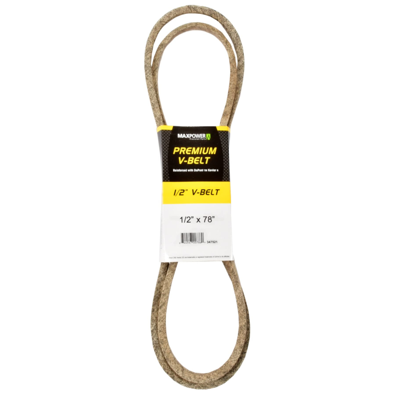 COURROIE 1/2 X 78 Kevlar, Spéciale Motoculture 347521 Maxpower