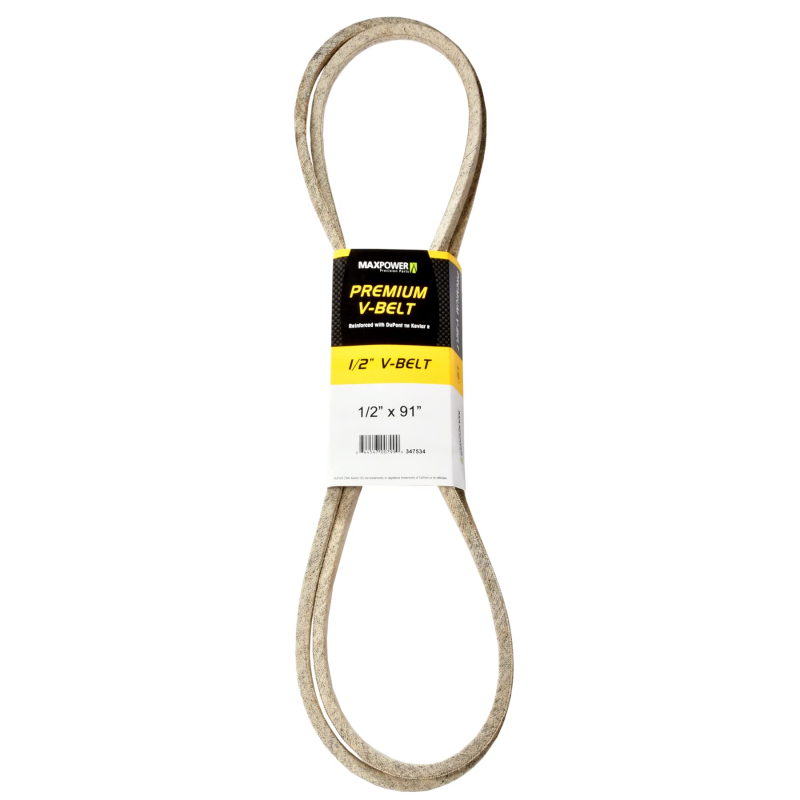 COURROIE 1/2 X 91 Kevlar, Spéciale Motoculture 347534 Maxpower