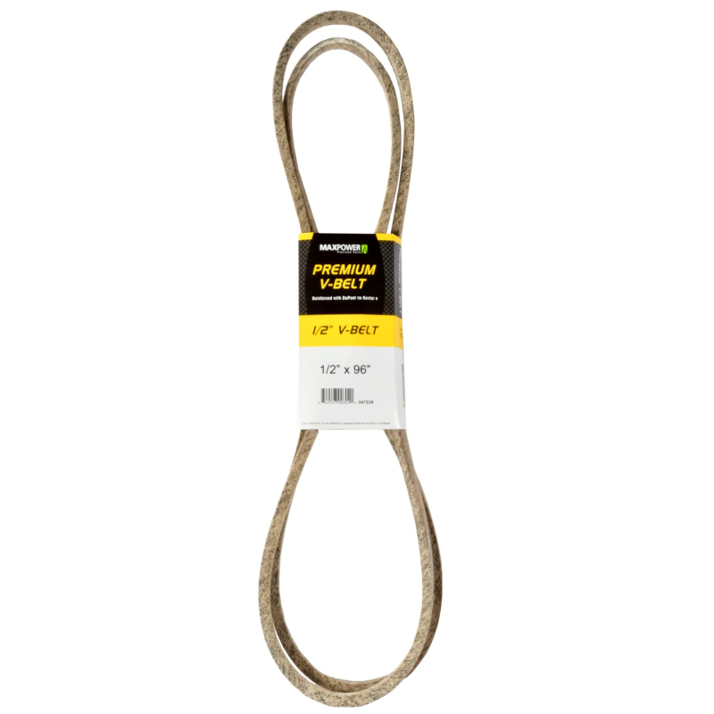 COURROIE 1/2 X 96 Kevlar, Spéciale Motoculture 347539 Maxpower Remplace 408381, 532408381