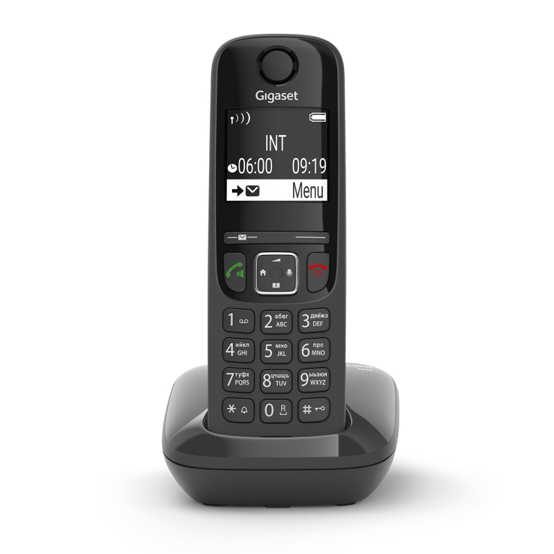 Gigaset AS690 - téléphone DECT sans fil - grand écran à haut contraste - excellente qualité audio - profils sonores réglables - 