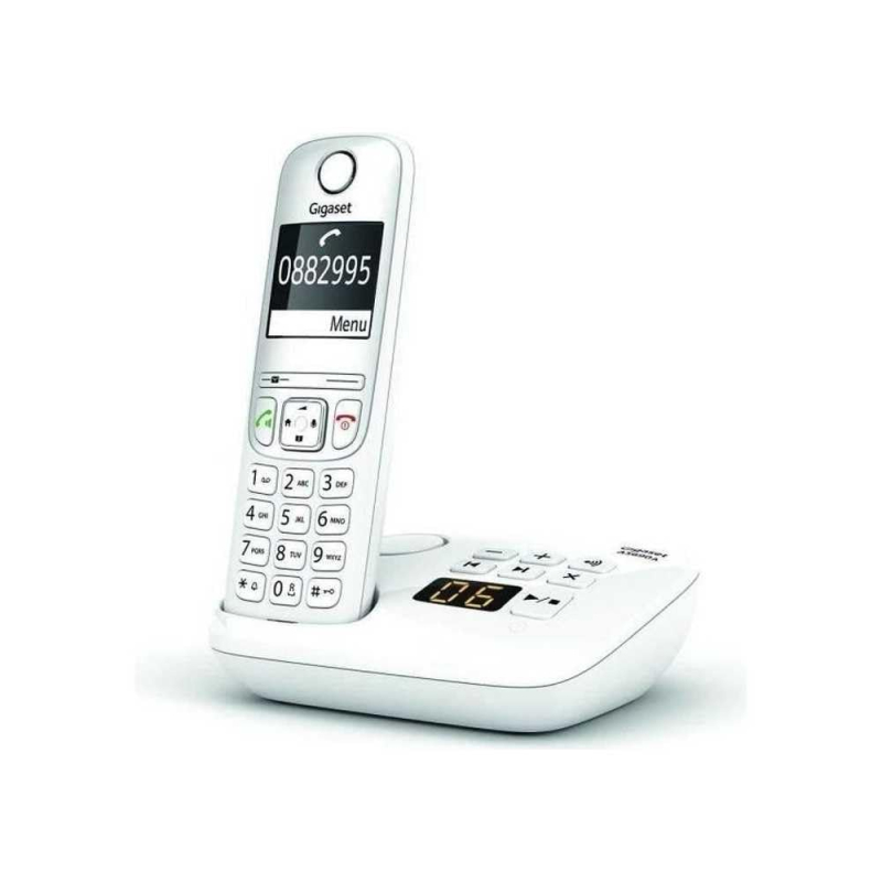 Gigaset AS690A - Téléphone fixe sans fil avec répondeur, grand écran rétroéclairé pour un affichage ultra lisible, fonction bloc