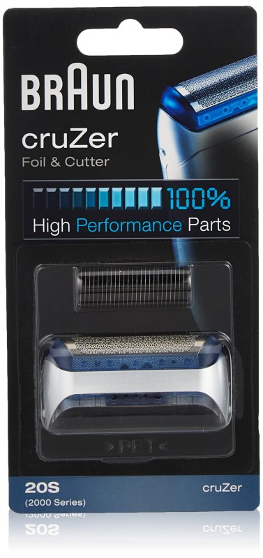 Braun - 81253250 - Combi-pack 20S - Recharge grille + couteaux pour rasoirs cruZer