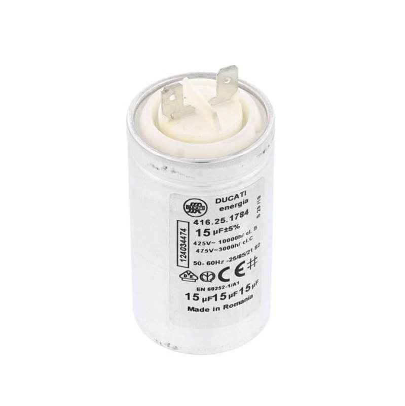 Condensateur collier 15 f d'origine Sèche-linge 1240344745 ELECTROLUX Sèche-linge 1240344745 ELECTROLUX