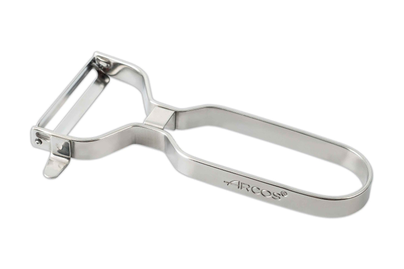 ARCOS Éplucheur Professionnel 130mm en Acier Inoxydable Chromé pour Éplucher Fruits et Légumes. Ustensile de Cuisine pour Coupes