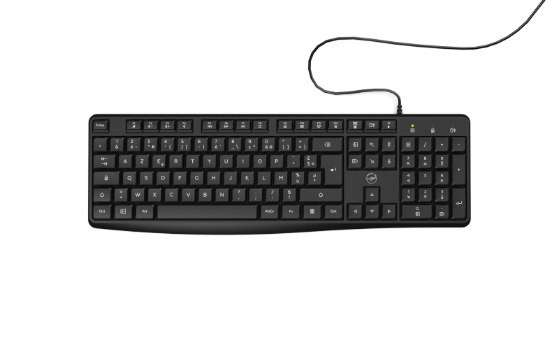 Mobility LAB ML300450 Clavier Filaire Deluxe Keyboard, Ergonomique au Design Elégant et Moderne, Touches Souples et Silencieuses