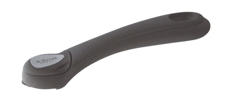 De Buyer 8359.00 Queue Amovible Bakélite 'Toucher Velours' Noire, Noir