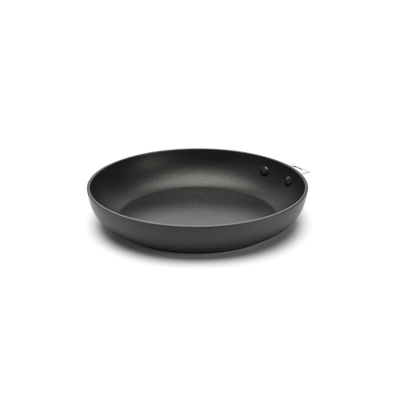 De Buyer - Poêle ronde antiadhésive CHOC INTENSE TWISTY amovible en aluminium - Diamètre 28 cm -, Gris