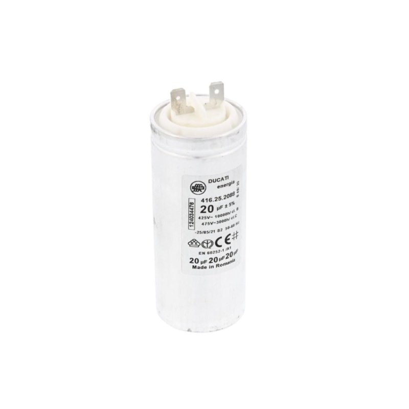 Condensateur 20 mf d'origine Sèche-linge 1240344760 ELECTROLUX Sèche-linge 1240344760 ELECTROLUX