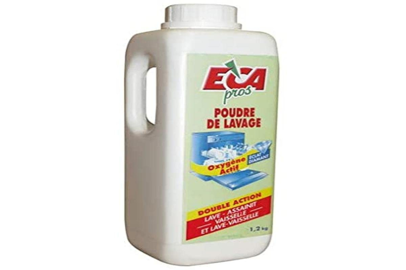 Ecapros Poudre de Lavage à l'oxygène Actif 1,2kg, 235mm, Blanc