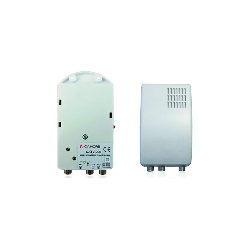 Cahors CATV 225 5G Amplificateur intérieur Terrestre 2 Sorties TV TNT