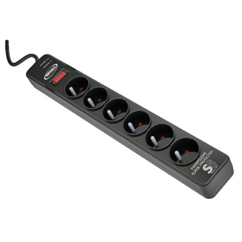Infosec S6 Black Line Multiprise Noir