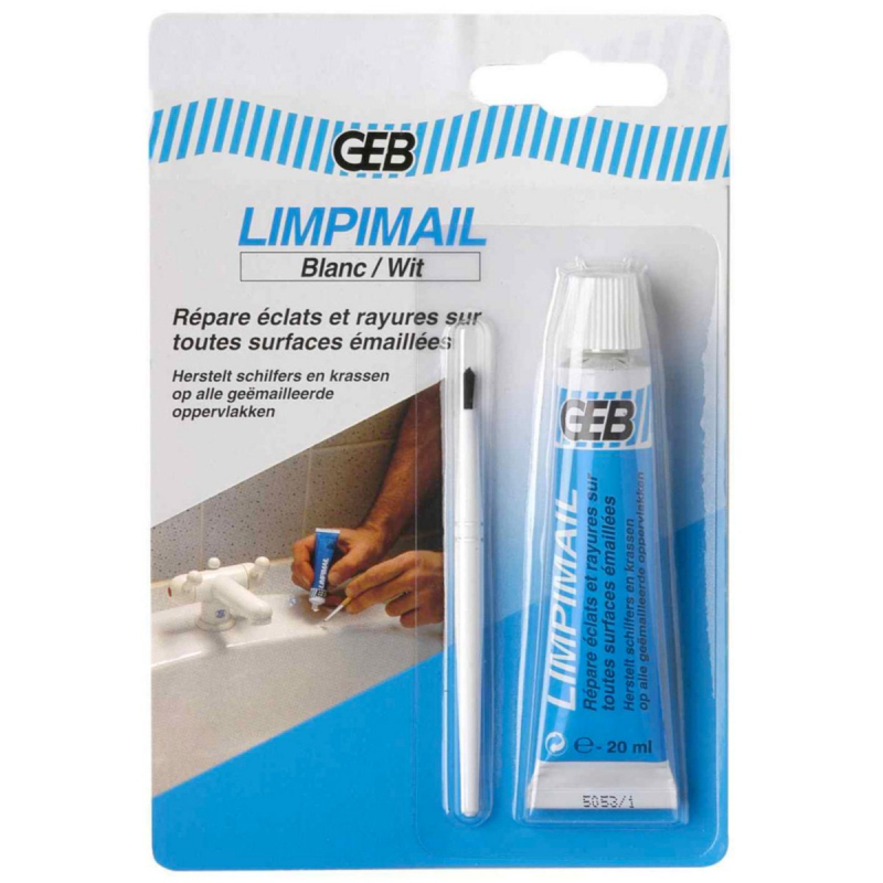 GEB Limpimail pâte de réparation pour éclats d'émail - Tube 20 ml