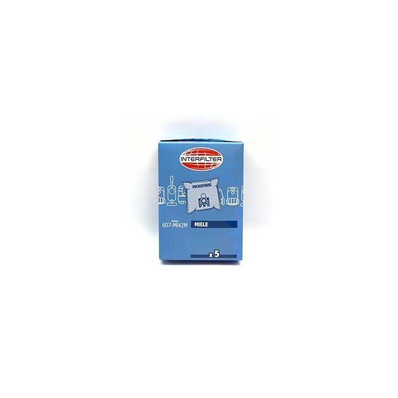 SACS ASPIRATEUR 607-MI42M (X5) 35601422 Interfilter