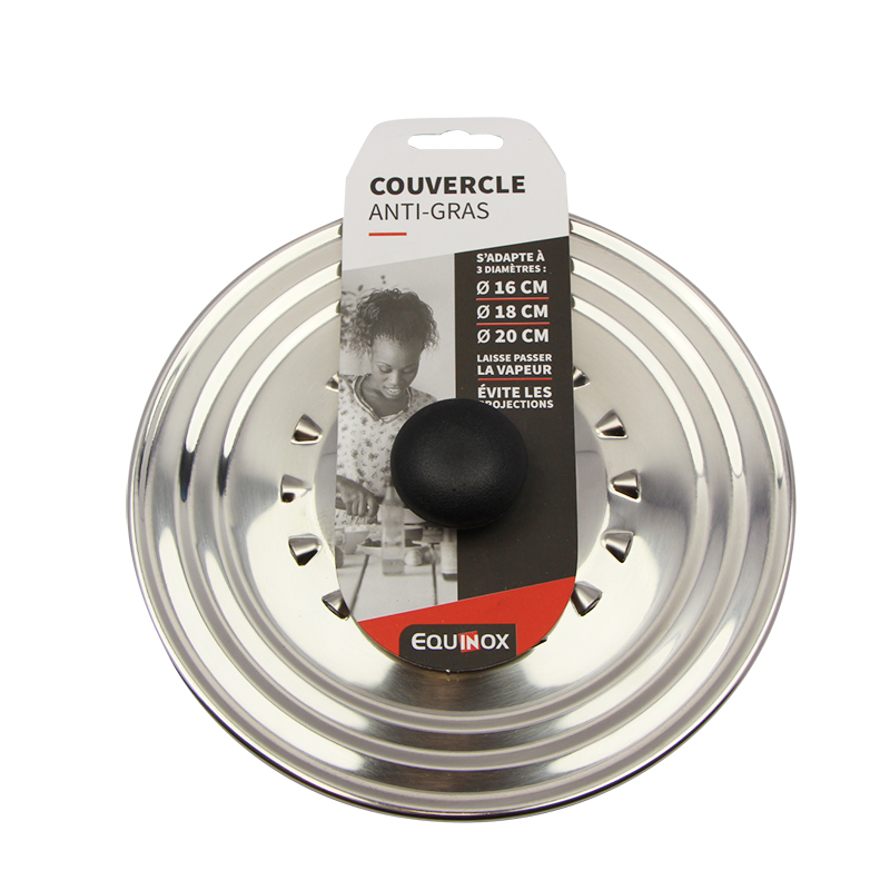 COUVERCLE EN INOX 16-18-20CM 141431 