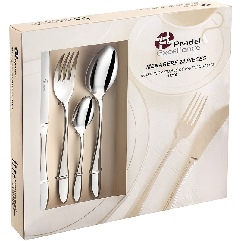 MENAGERE 24 PIECES INNA PE1674 Pradel