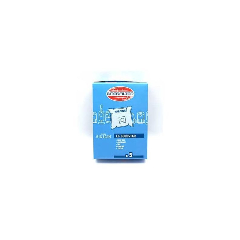 SACS ASPIRATEUR 618-LG4M (X5) 35601427 Interfilter