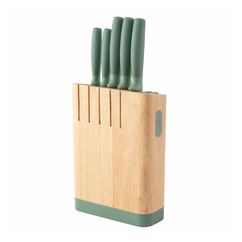 COUTEAUX BLOC DE 5 LEO VERT 17007919 Berghoff