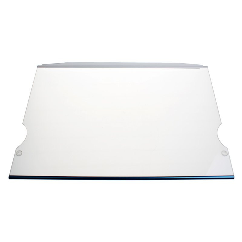 TABLETTE VERRE COMPL. + BARRE MAINTIE 480X340MM