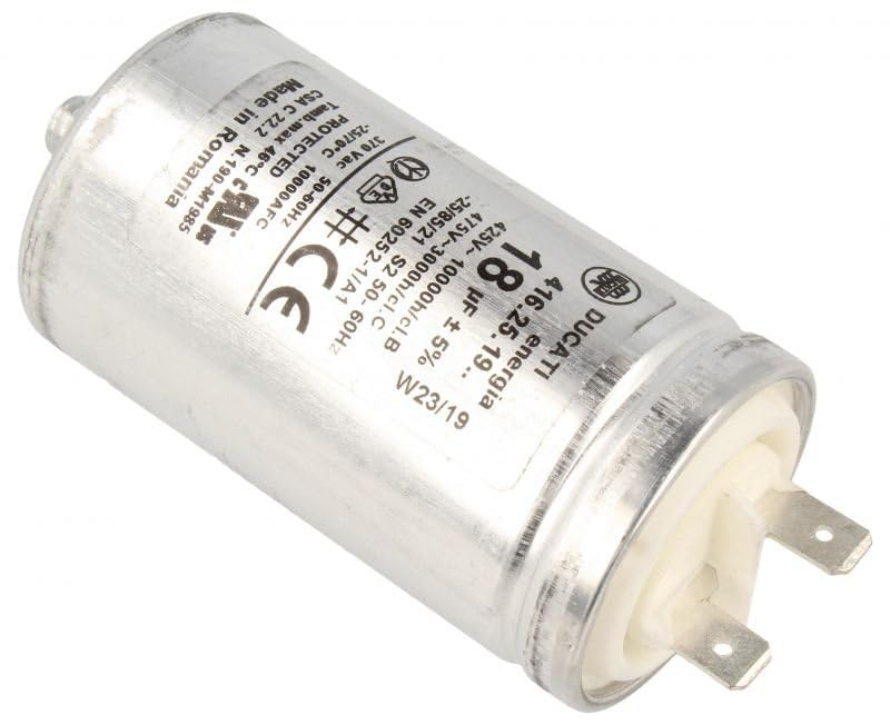 CONDENSATEUR 18 UF. COMPRESSOR pour SECHE LINGE INDESIT - C00296252