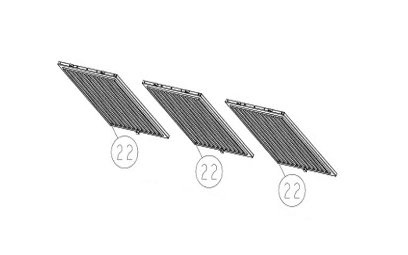 FILTRE A CHOC WINDY CODE REP 22 X1 pour HOTTE ROBLIN - 133.0258.022