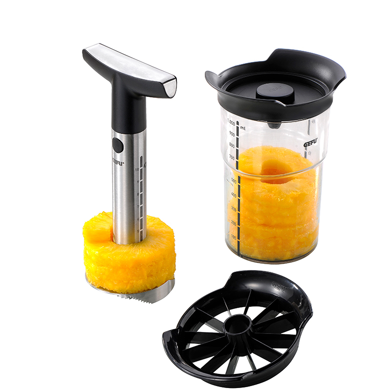 COUPE ANANAS INOX + BOL GU13550
