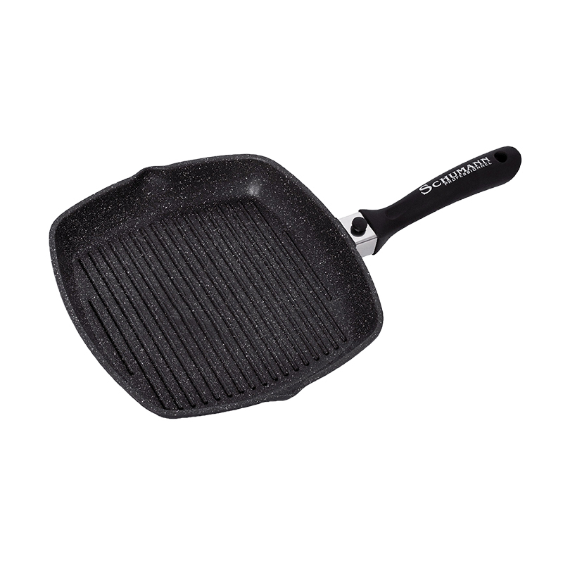 POELE GRILL 28CM BLACK MOOO'VE SGR2302800