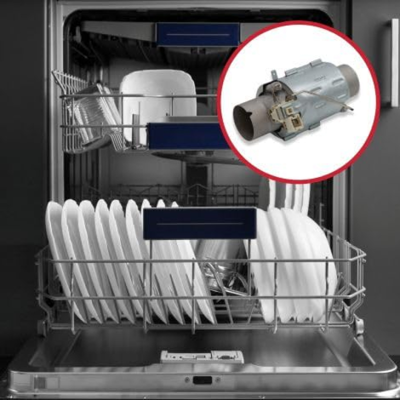 Bauknecht Lave-vaisselle élément chauffant. Numéro de Partie d'origine 484000000610 C00311176
