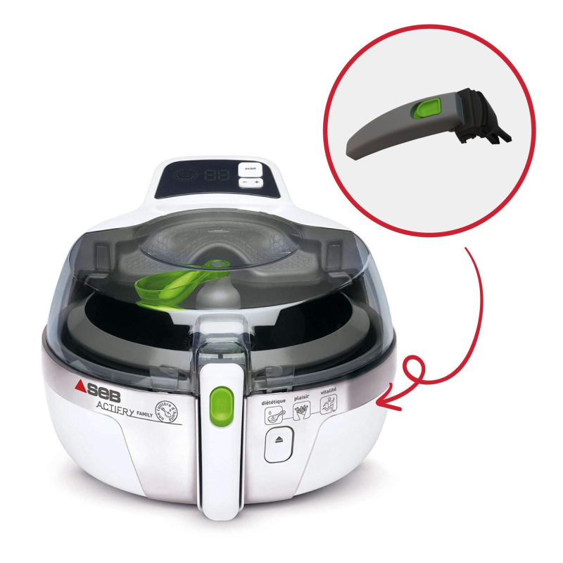 POIGNEE DE CUVE GRISE pour PIECES CUISSON PETIT ELECTROMENAGER SEB - SS-991921