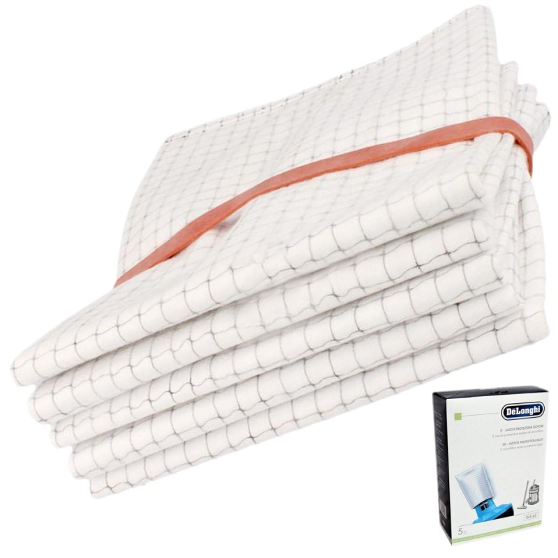 DeLonghi 5 Sacs en Microfibre pour Protection Moteur dls62