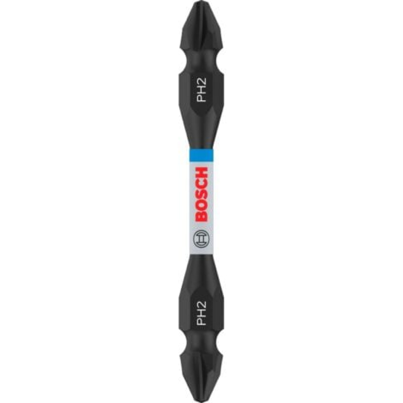Embout de vissage PRO Impact Bosch avec lames doubles et inserts Pick and Click PH2 65 mm - 2608522526
