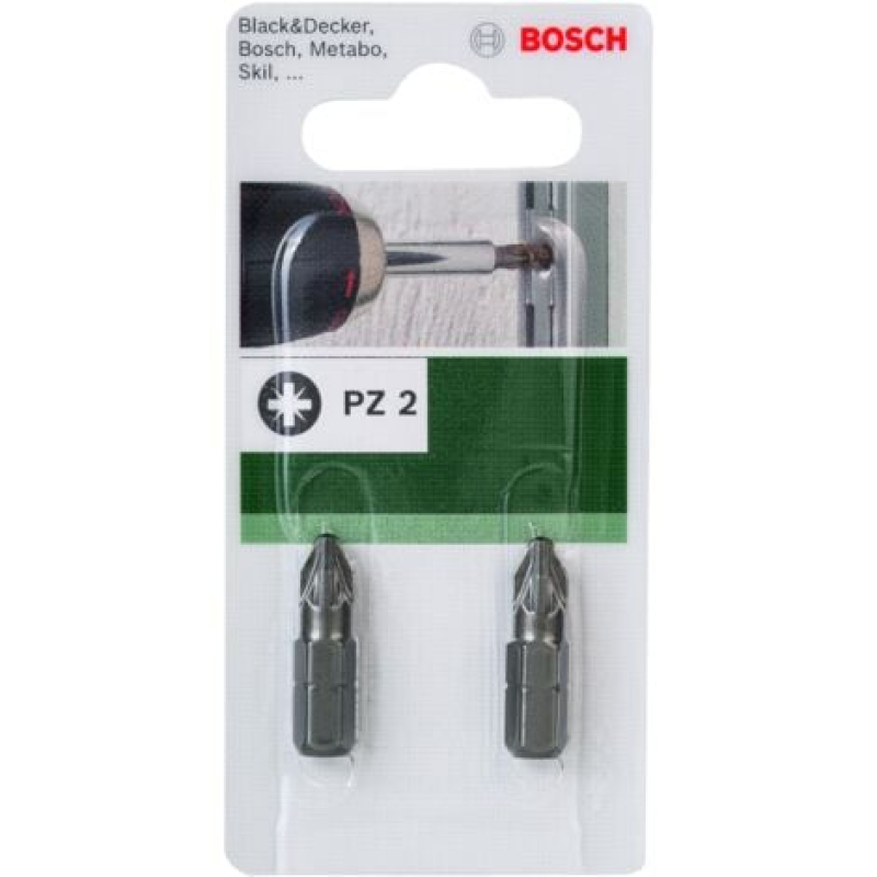Embout de tournevis standard PZ Phillips Pozidriv PZ 2 BOSCH 2609255923