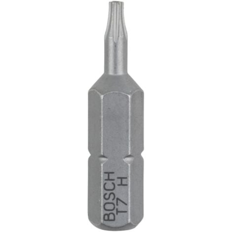 2x embouts de vissage Torx de sécurité extra-durs Bosch, T7H, 25 mm - 2608522006