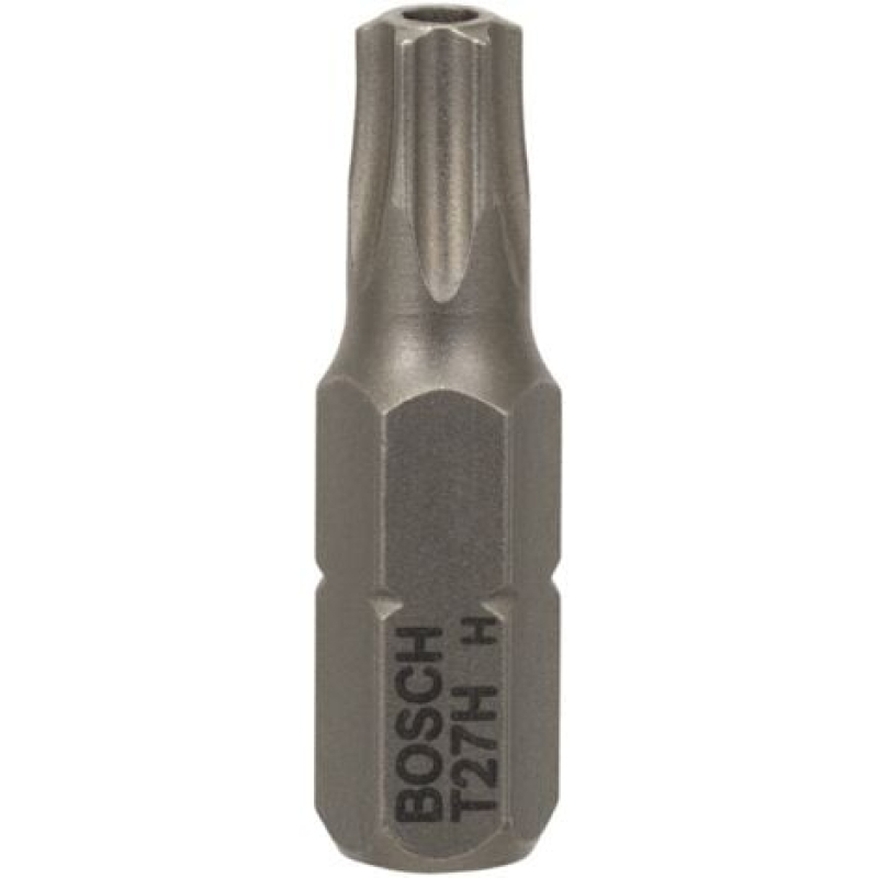 2x embouts de vissage Torx de sécurité extra-durs Bosch, T27H, 25 mm - 2608522013