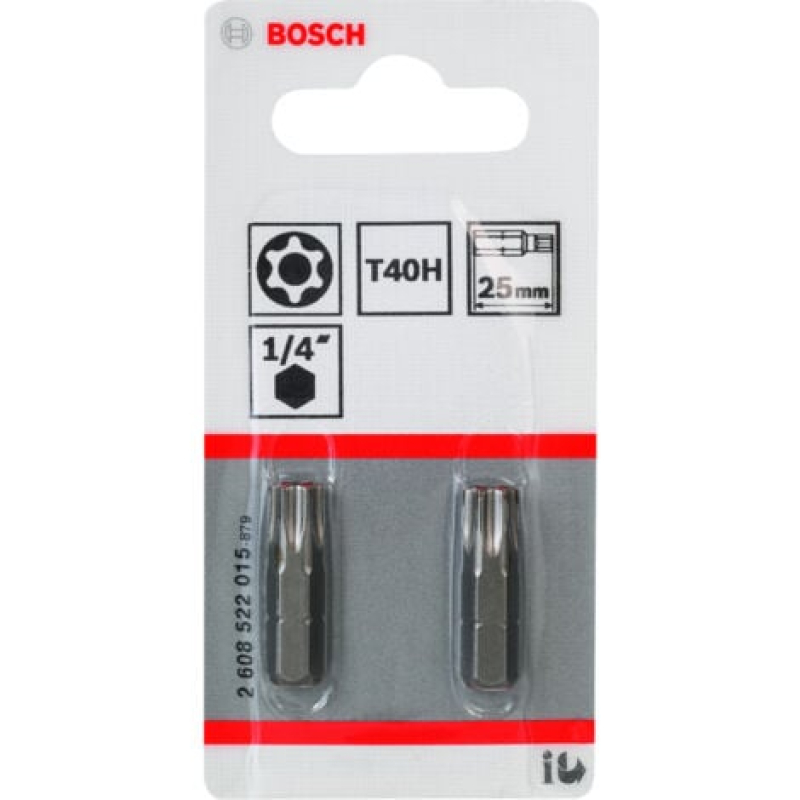 T40H Sécurité Torx® Embout de tournevis extra dur T40H 25  BOSCH 2608522015