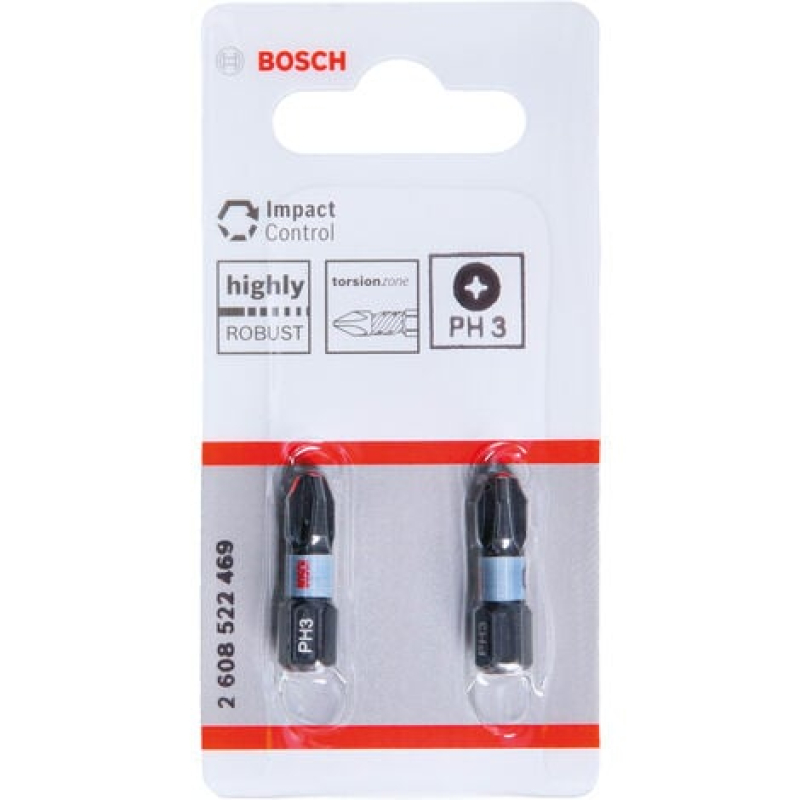 Impact Control PH3 Embouts 2 pièces  BOSCH 2608522469