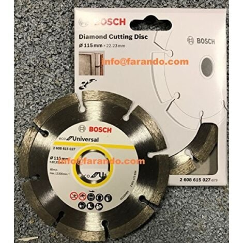 BOSCH 2608615027 DIAMOND DISC UNIVERSAL TURBO 230 X22.33 MM
