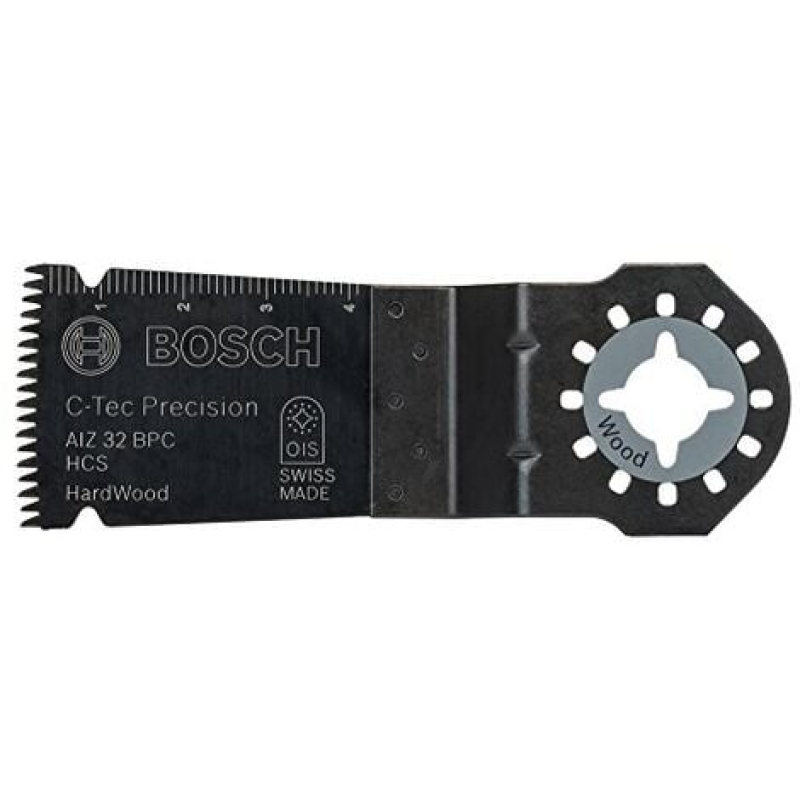 BOSCH 2608662362 LAME DE SCIE PLONGEANTE HCS PRÉCISION AIZ 32 EPC HARD WOOD 40 X 32 MM
