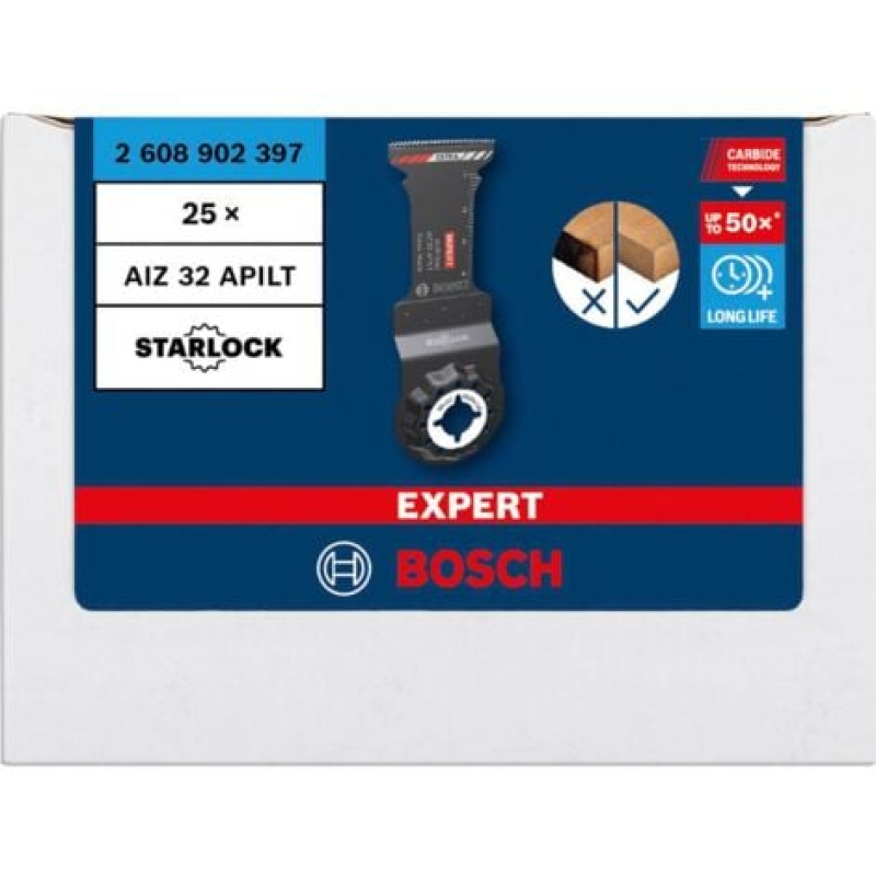 Bosch EXPERT MultiMax AIZ 32 APILT Blatt für Multifunktionswerkzeuge 25?tlg. - 2608902397