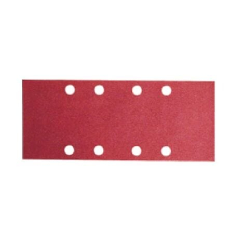 BOSCH 2609256A83 FEUILLES ABRASIVES POUR PONCEUSES VIBRANTES 93 X 185 NOMBRE DE TROUS 8 GRAIN 120 LOT DE 10 FEUILLES