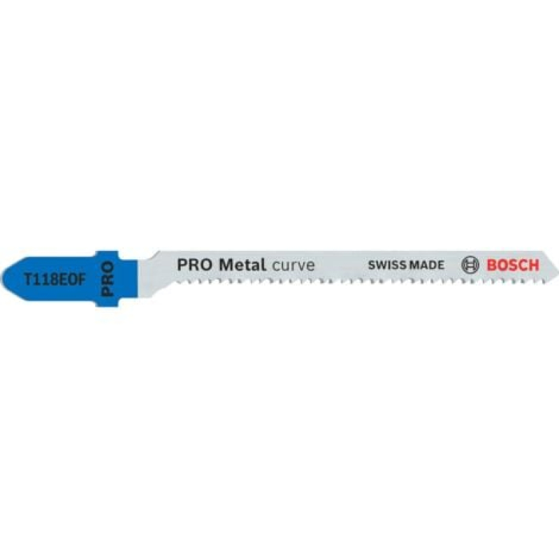 Lame de scie sauteuse PRO Metal curve T118EOF Bosch 83 mm 2 pces - 2608655099