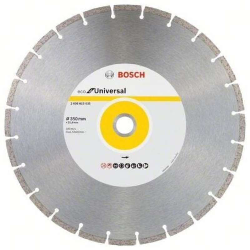 DISQUE DIAMANT DE CONSTRUCTION ÉCO SEGMENT 350 MM - B 2608615035