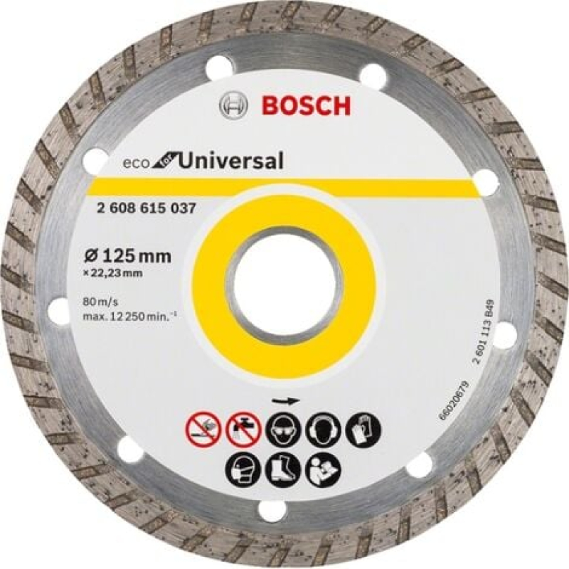 Disque diamanté pour construction ECO TURBO 125 mm - B 2608615037