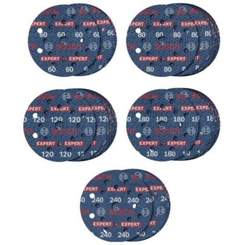 Bosch Outillages 2608902429 Set de disques abrasifs Diamètre 125 mm 1 pc(s)