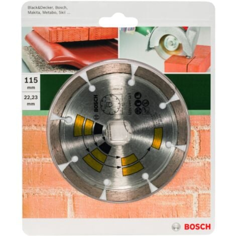 Disque à tronçonner diamanté universel Ø 115 mm  BOSCH 2609256400