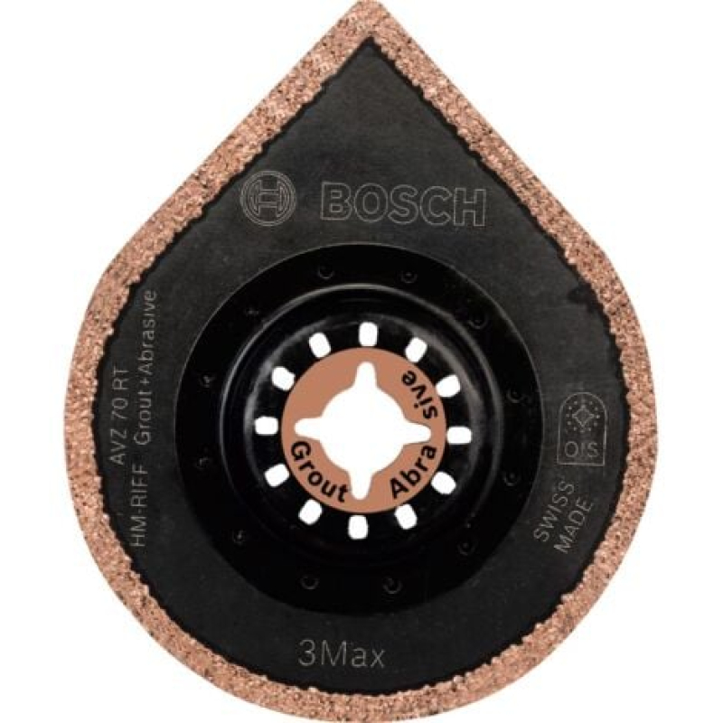 Bosch Décolleur de mortier Carbide-RIFF Starlock AVZ 70 RT4 3 max 70 mm - 2609256C51